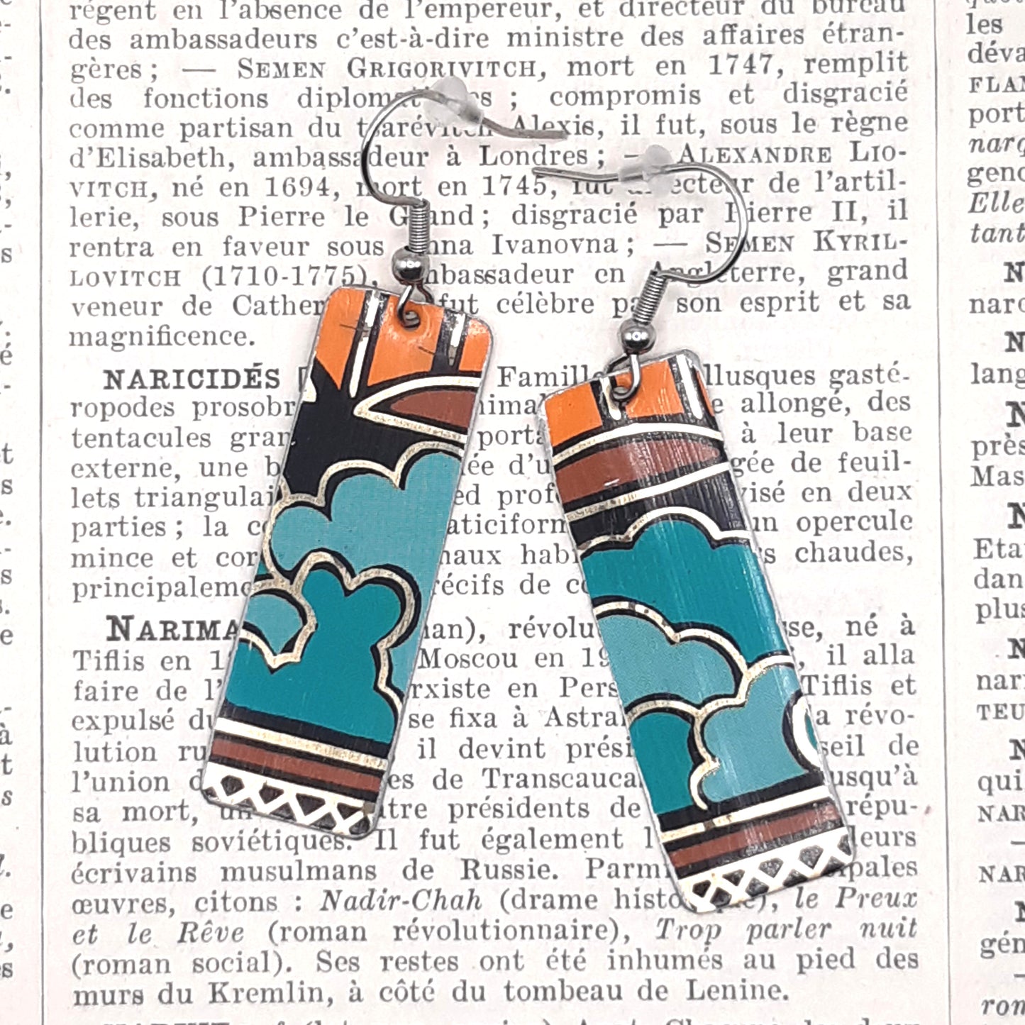 Boucles d'Oreilles Boite à Biscuits