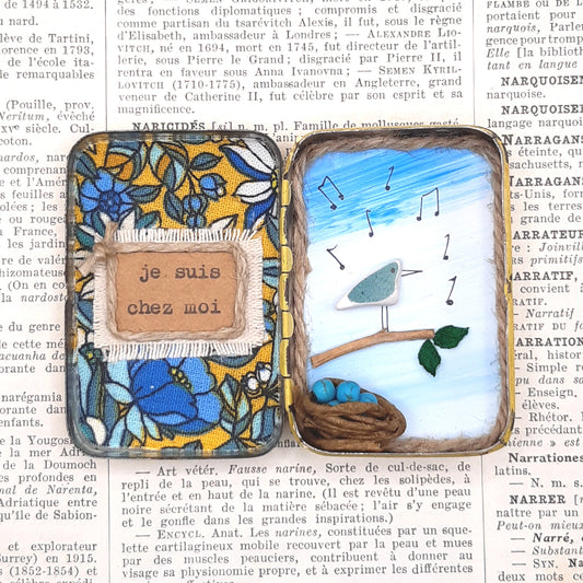 Boite Poétique "je suis chez moi"