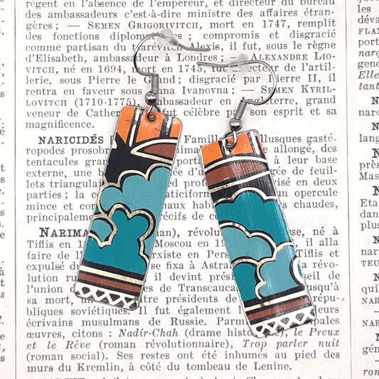Boucles d'Oreilles Boite à Biscuits